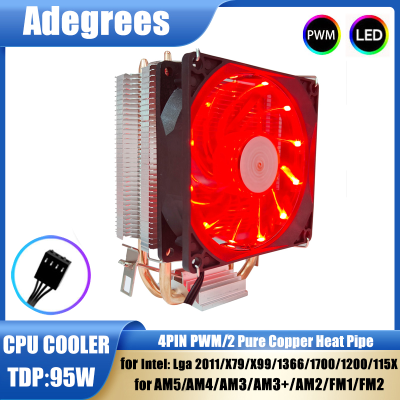 2 Heat-pipes CPU Cooler Tower  - đánh giá và giá Cpu Heatsink
