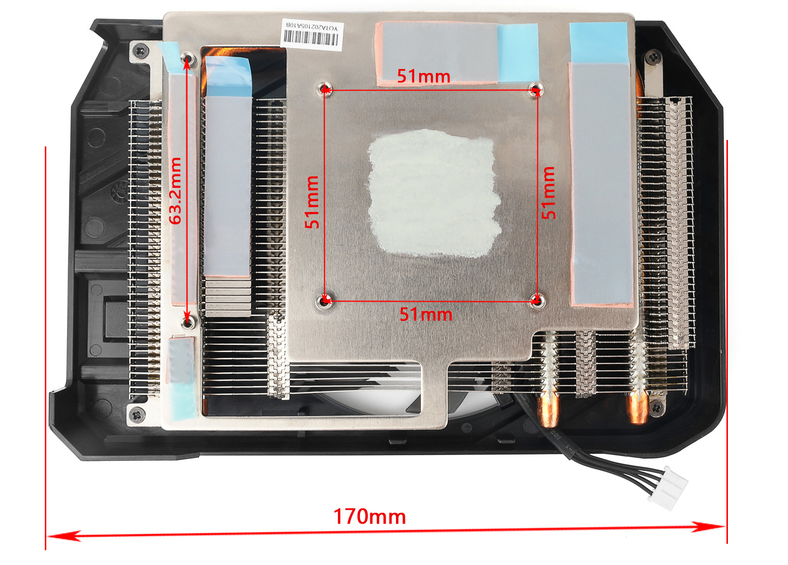 95MM GAA8S2H GPU Card Đồ Họa Q - đánh giá và giá Cpu Heatsink