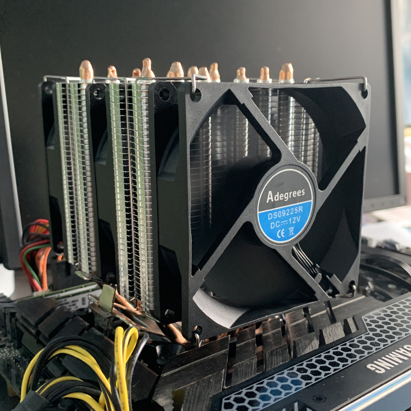 6 Heat Pipe CPU Air Cooler 4Pi - đánh giá và giá Cpu Heatsink